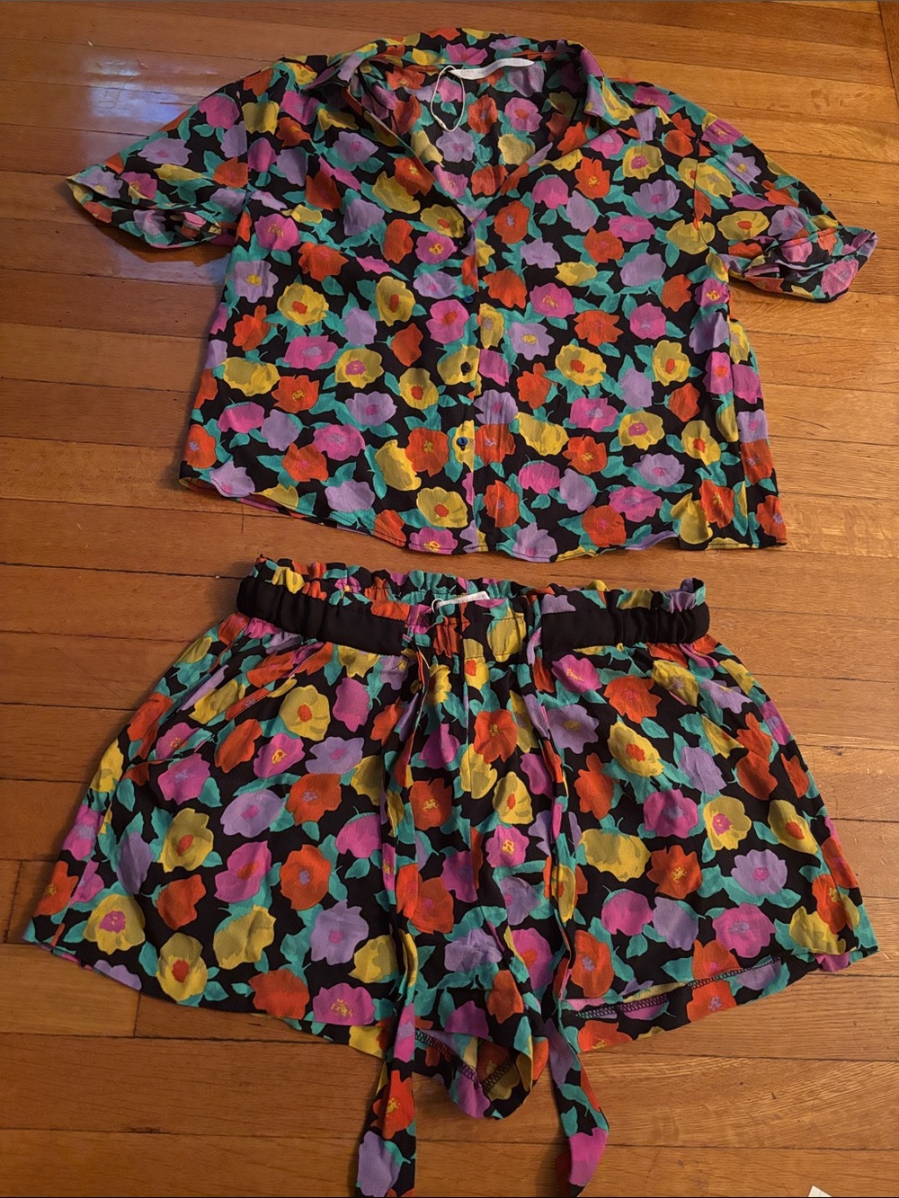 women’s Zara floral set multi